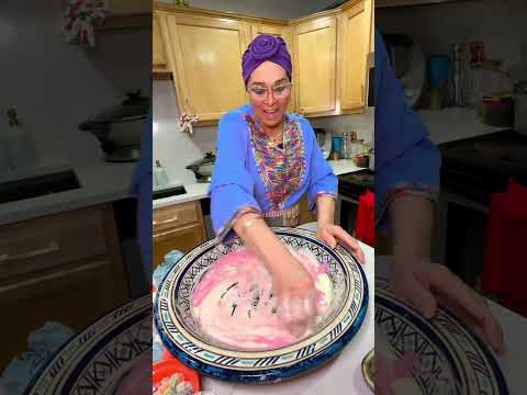 تحضير حلوة الوردة وبدون بيض إليكم مقادير العجين تبعو معنا 