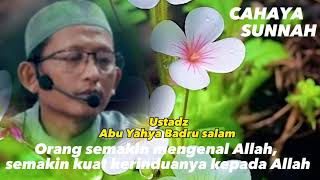 Orang yang semakin mengenal Allah semalin kuat kerunduanya kepada Allah