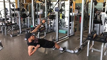 Single Arm TRX Row with Rotation