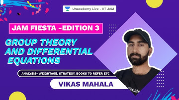 Topic wise Analysis I | JAM FIESTA- Edition 3| Differential Equations Mathematics| Vikas Mahala