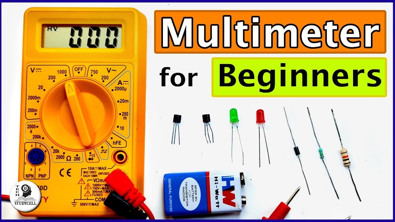 How to use Digital multimeter DMM - YouTube