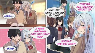 Manga Dub The school s top student has insomnia so she sleeps on my shoulder every day