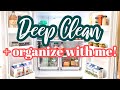 HOW TO DEEP CLEAN + ORGANIZE YOUR FRIDGE AND FREEZER | HUGE GROCERY HAUL | Cleaning Motivation 2020