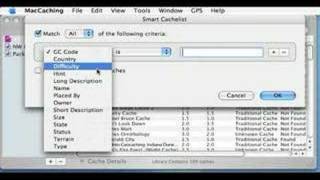 Smart Cachelists in MacCaching screenshot 5