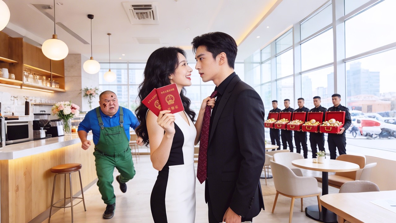 Escape blind date,girl grab hot guy and kiss.Turn out he's rich CEO,and her new husband!