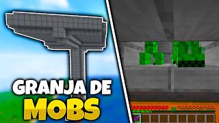 Cómo hacer una GRANJA de MOBS sin Spawner en Minecraft