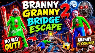 Bridge Escape Part-02 | Branny Granny 2: Scary Mad | Scary Game Can Me Escape screenshot 5