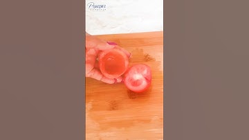 HOW TO REMOVE SEEDS FROM FRESH TOMATO #SHORTS