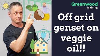 How to Run a Diesel Genset on Veggie Oil Off Grid Solar
