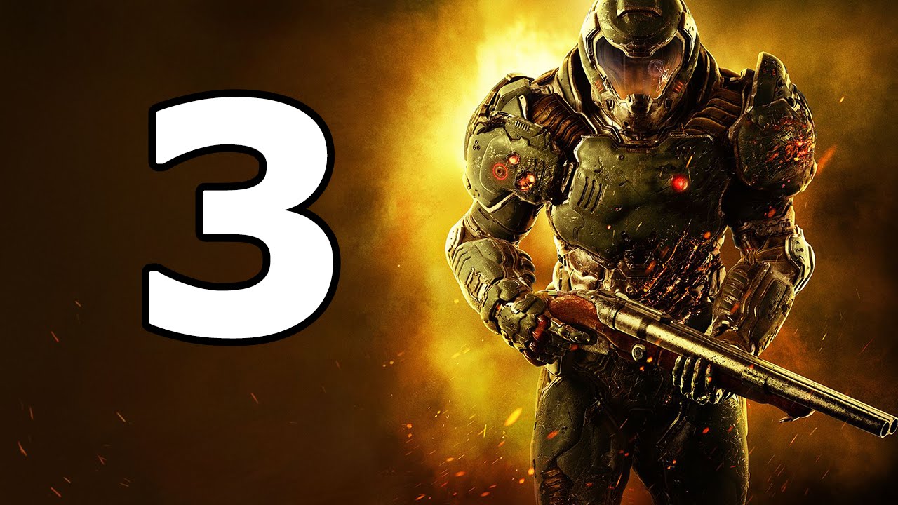 Doom Walkthrough Part 3 - No Commentary Playthrough (PS4)