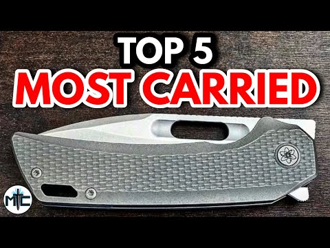 TOP 5 MOST CARRIED EDC Folding Knives! - July 2025