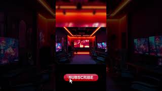 Gaming Zimmer Inspiration mit LED #shorts #gaming #gaming setup