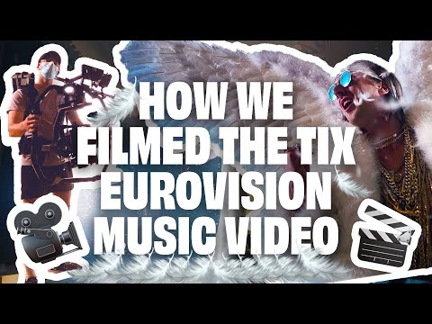 HOW WE FILMED THE TIX EUROVISION MUSIC VIDEO ?? (English subtitles)