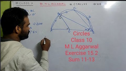 circle class 10 || icse || M L Aggarwal || exercise 15.2 || Cyclic properties of circles