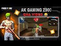 My First  QNA video 😎💯AK GAMING Z900 QNA VIDEO 😂 || @TondeGamer
