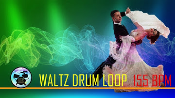 WALTZ DRUM LOOP PRACTICE 155 BPM / BACKİNG TRACK METRONOME