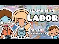 Claire Goes into LABOR!? | Mom Life Episode 7 | Toca Life World