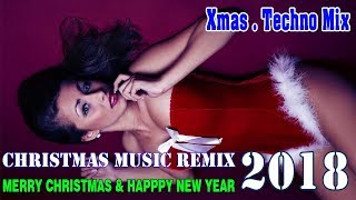 Christmas Nonstop Mix ♪ Best Of Xmas Techno Music Remix 2018