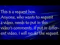 Request box (without audio)