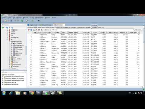 Cap 13- Curso Oracle Express 11g: Trabajar con SqlDeveloper
