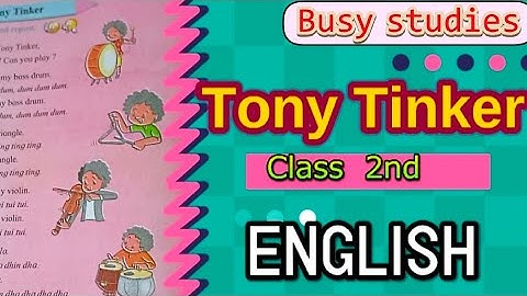 Tony Tinker|2nd std|English Poem|2.7 Tony Tinker|Page No 26