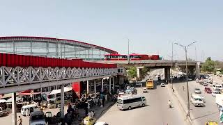 Metro Bus In Rawalpindi Faizabad Metro Station