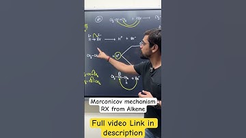 1 min :- Mechanism of Marconicov addition || haloalkane from Alkanes | ashish singh lectures