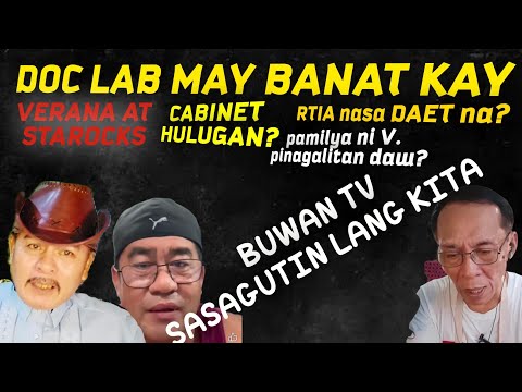 RTIA NASA DAET NA? CABINET NI VERANA HULUGAN DAW?;DOC LAB MAY PINAGALITAN?