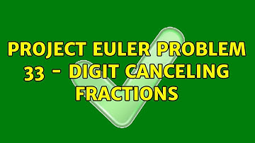 Project Euler Problem 33 - digit canceling fractions