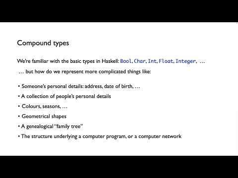 Compound types