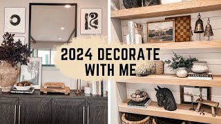 DECORATE WITH ME || WINTER DECORATING AFTER THE HOLIDAYS || PART 2 || 2024