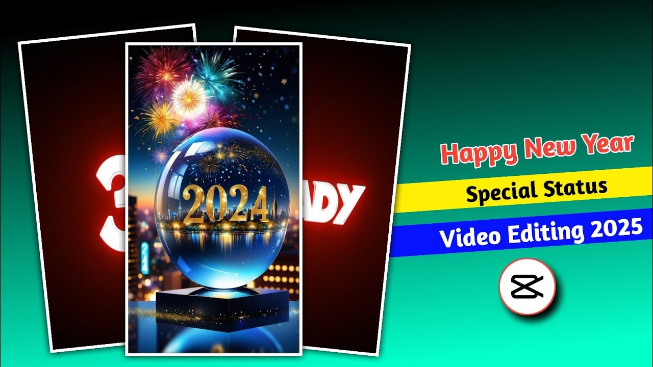 Happy new year special status video editing | Happy new year 2025 ...