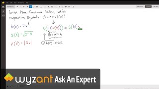 Function composition with three functions