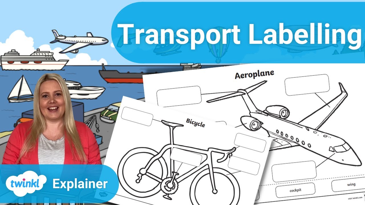 Twinkl Teaches KS1 Transport Labelling Activity Sheet YouTube