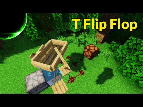 SR Latches, T & D Flip Flops, and Mono-stable Circuits | Minecraft Redstone Engineering Tutorial