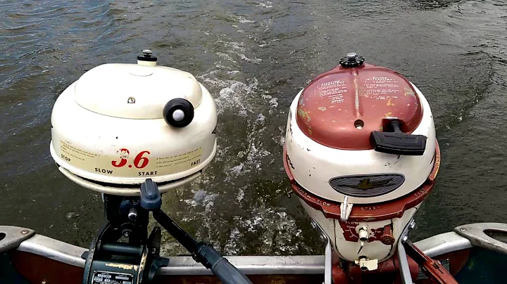 Tandem vintage small outboards part 1.