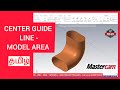 How to find center line of a model in mastercam   nc4u    tamil  cnc training  coimbatore