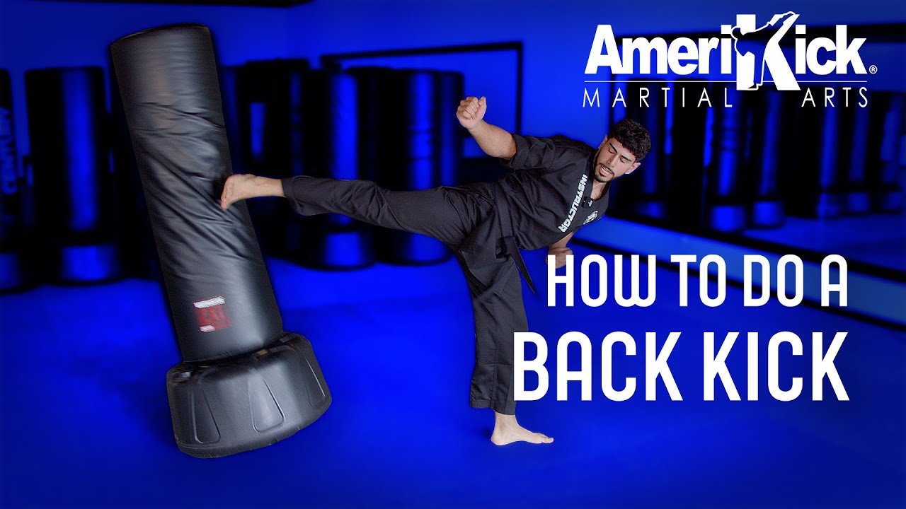 How to do a BACK KICK - YouTube