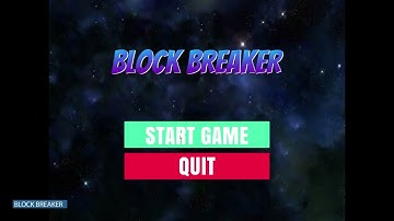 Block Breaker - 2D BLOCK BREAKER made with Unity