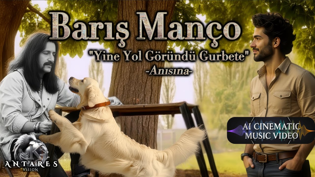 Barış Manco - Yine Yol Göründü Gurbete AI Music Video | Antares-Vision