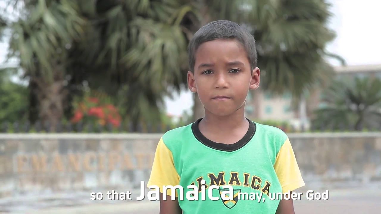 Jamaica's National Pledge YouTube