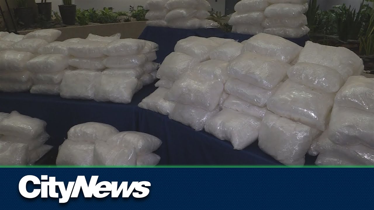 Record drug bust at Manitoba border crossing - YouTube