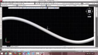 REVOLVE AND SWEEP COMMAND in AUTOCAD 3D
