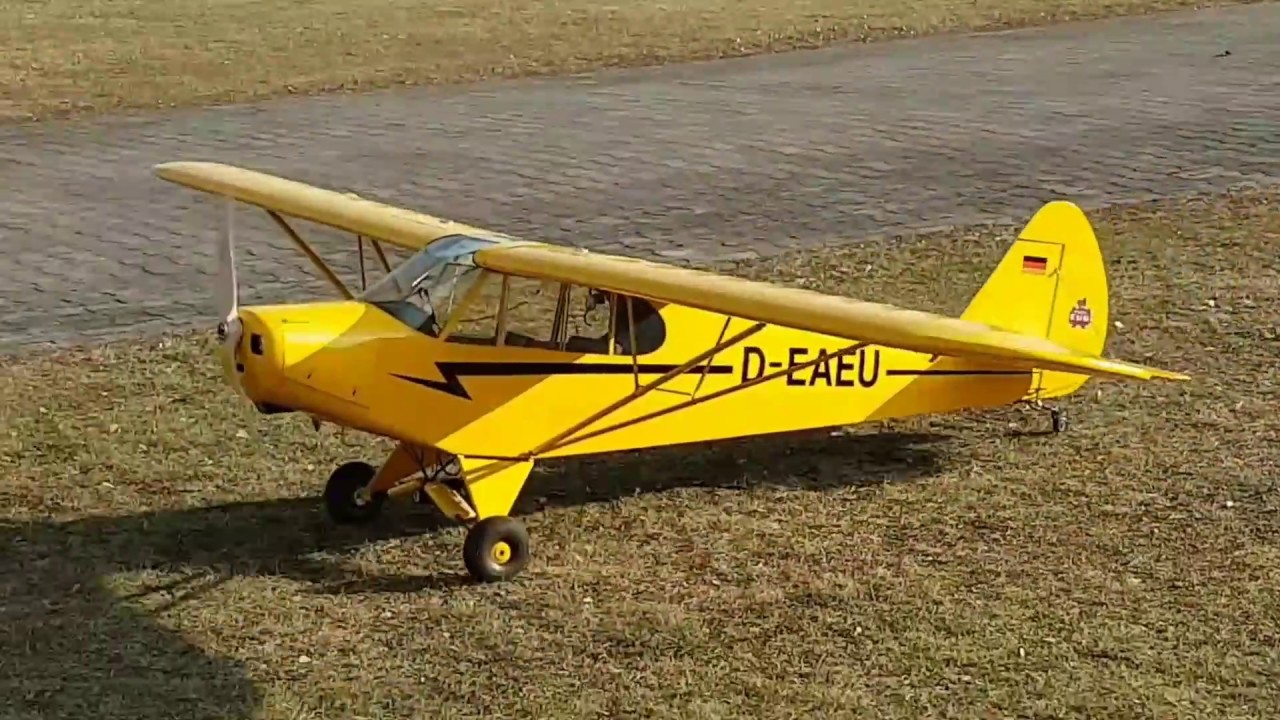 Piper XXL, PA-18, scale 1/3, 3,60 Meter Spannweite, ZG-62 - YouTube