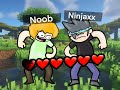 Ninjaxx et nino partagent la mme barre de vie 