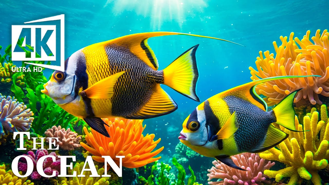 Underwater Wonders Aquarium 4K ULTRA HD – A Beautiful Tour of Ocean Animals