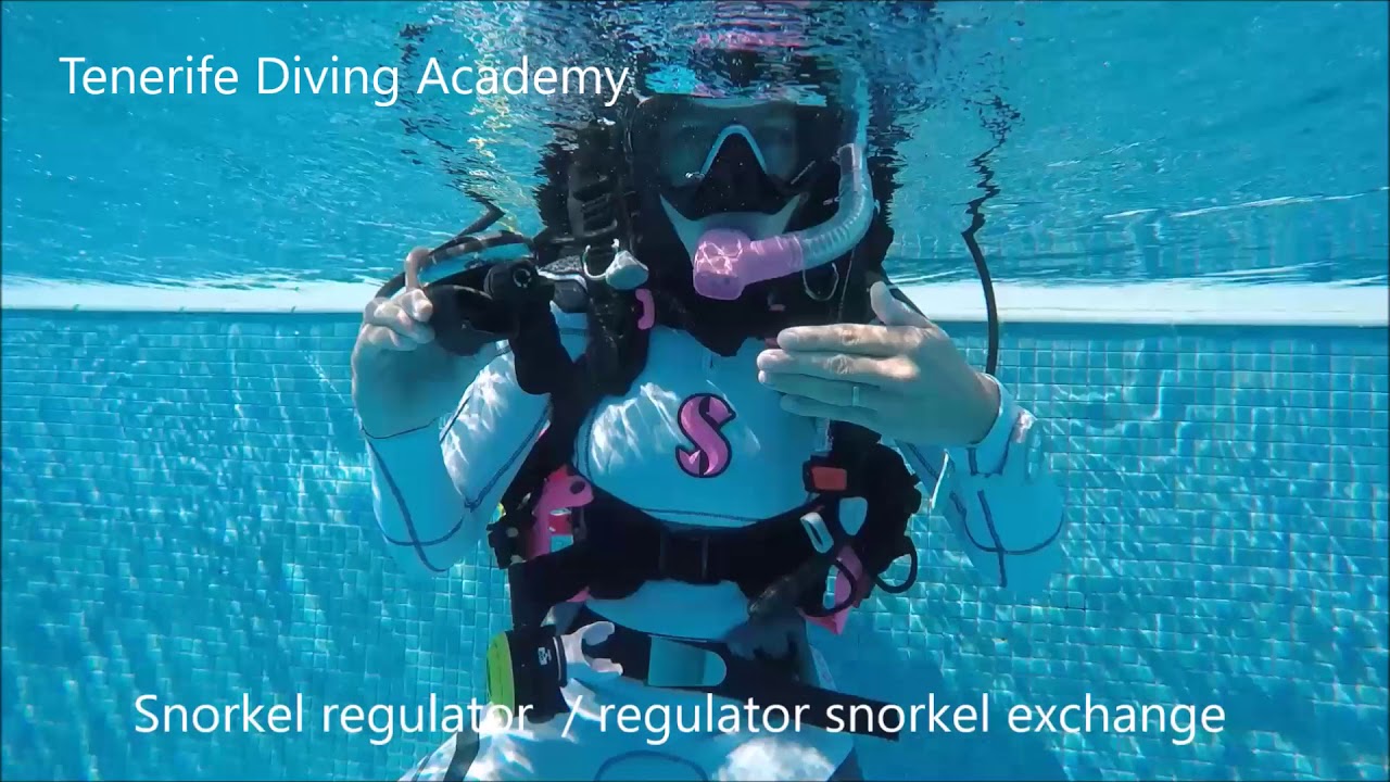 PADI Divemaster / PADI Instructor Skills Snorkel Regulator Exchange