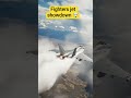 🤔Supersonic Fighter Jet Fly-By ✈️ Shockwave Power in 4K | Military Aviation #shorts #shortsfeed