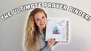 PRAYER JOURNAL( or war binder) SET UP! How to make a prayer journal for beginners DIY + FLIP THROUGH