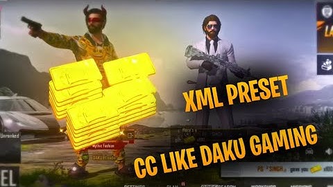 Colour grading like @dakugaminggggg in android | bgmi hdr cc | how to lobby  edit like daku gaming |